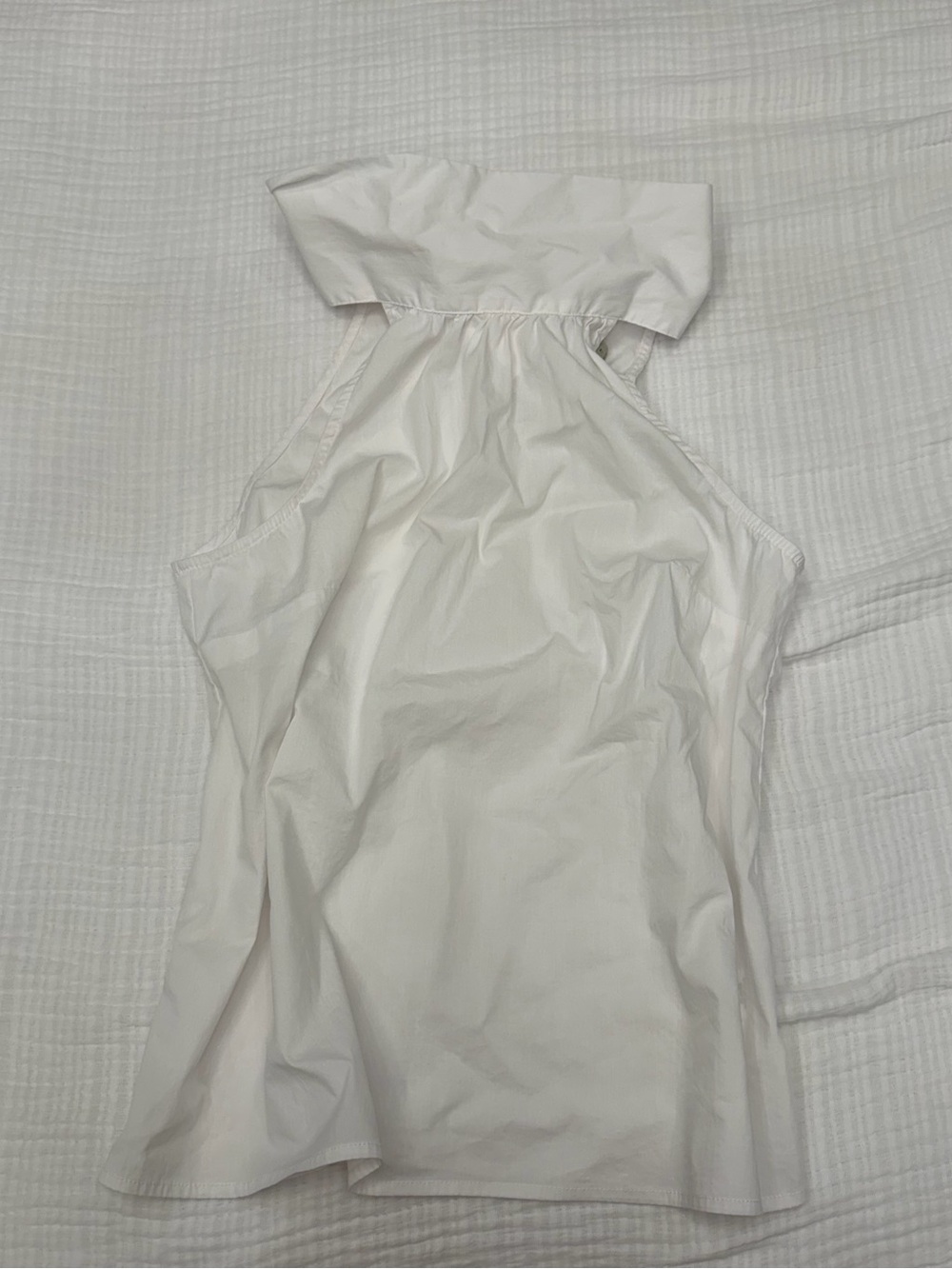 41 hawthorn white tie neck halter blouse